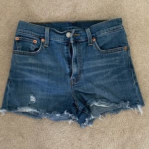 Levis denim shorts